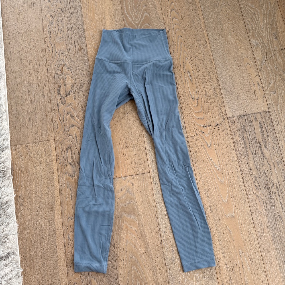 Lululemon Athletica Blue Leggings High Waist Performance